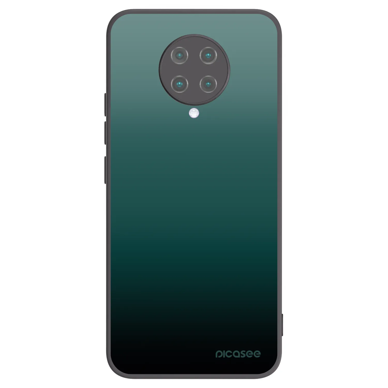 Picasee silikonowe czarne etui na Xiaomi Poco F2 Pro - Verdant Fade