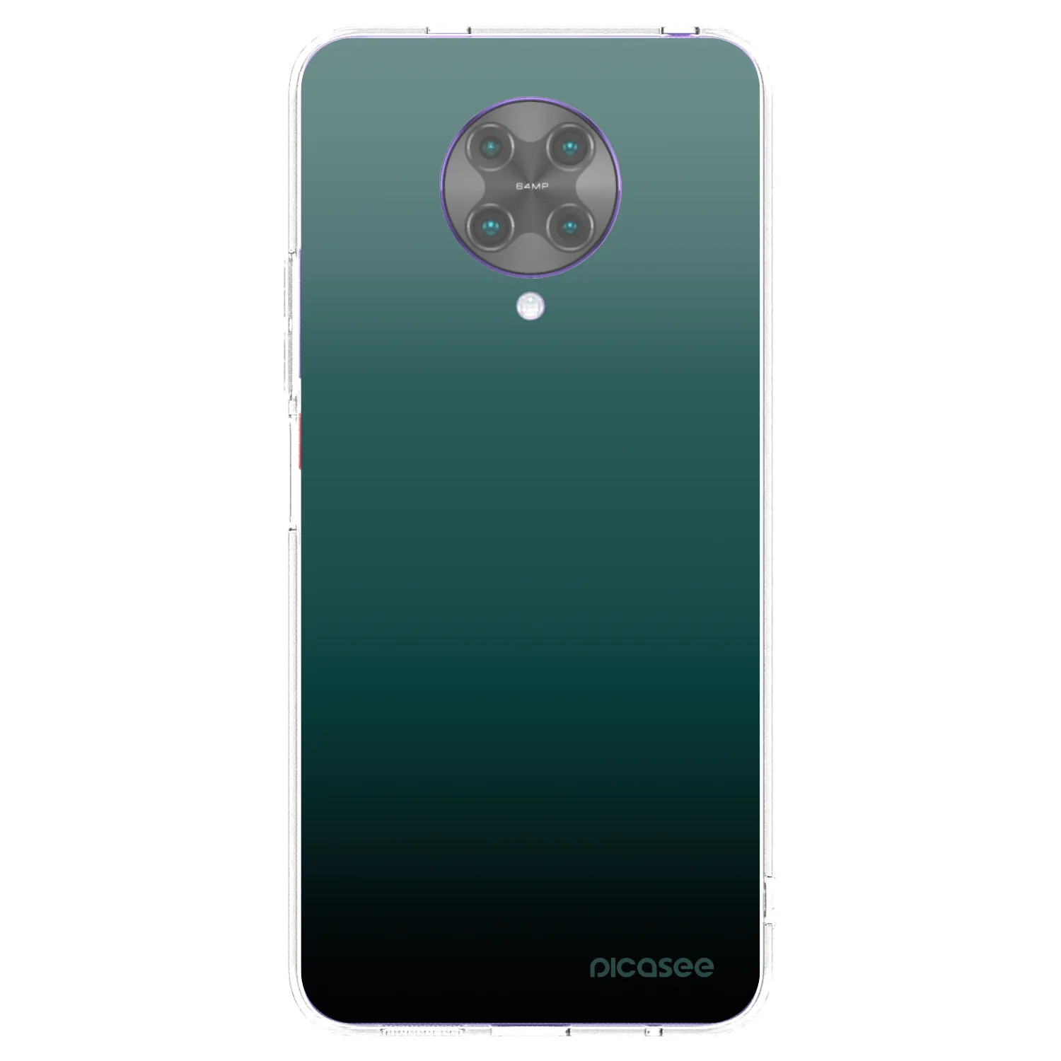 Picasee silikonowe przeźroczyste etui na Xiaomi Poco F2 Pro - Verdant Fade