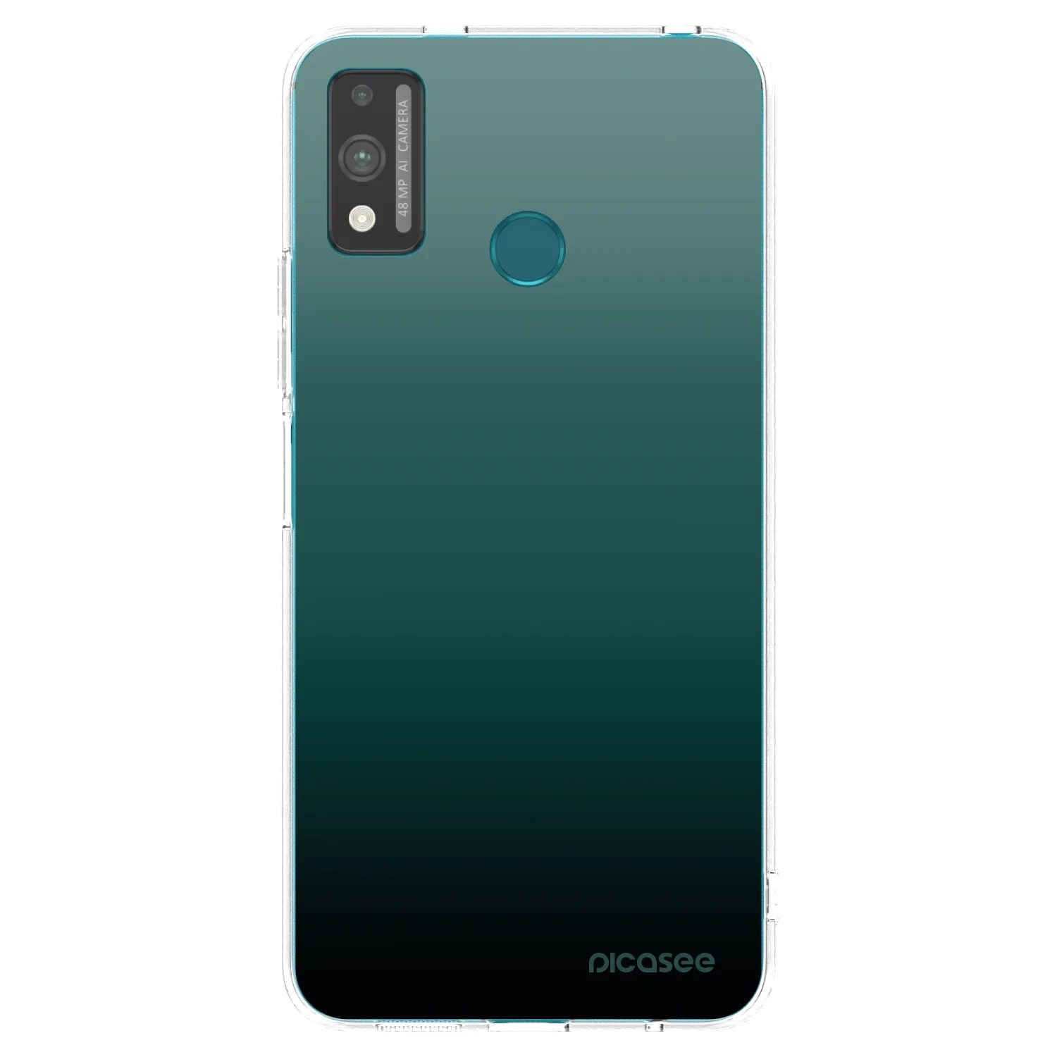 Picasee silikonowe przeźroczyste etui na Honor 9X Lite - Verdant Fade