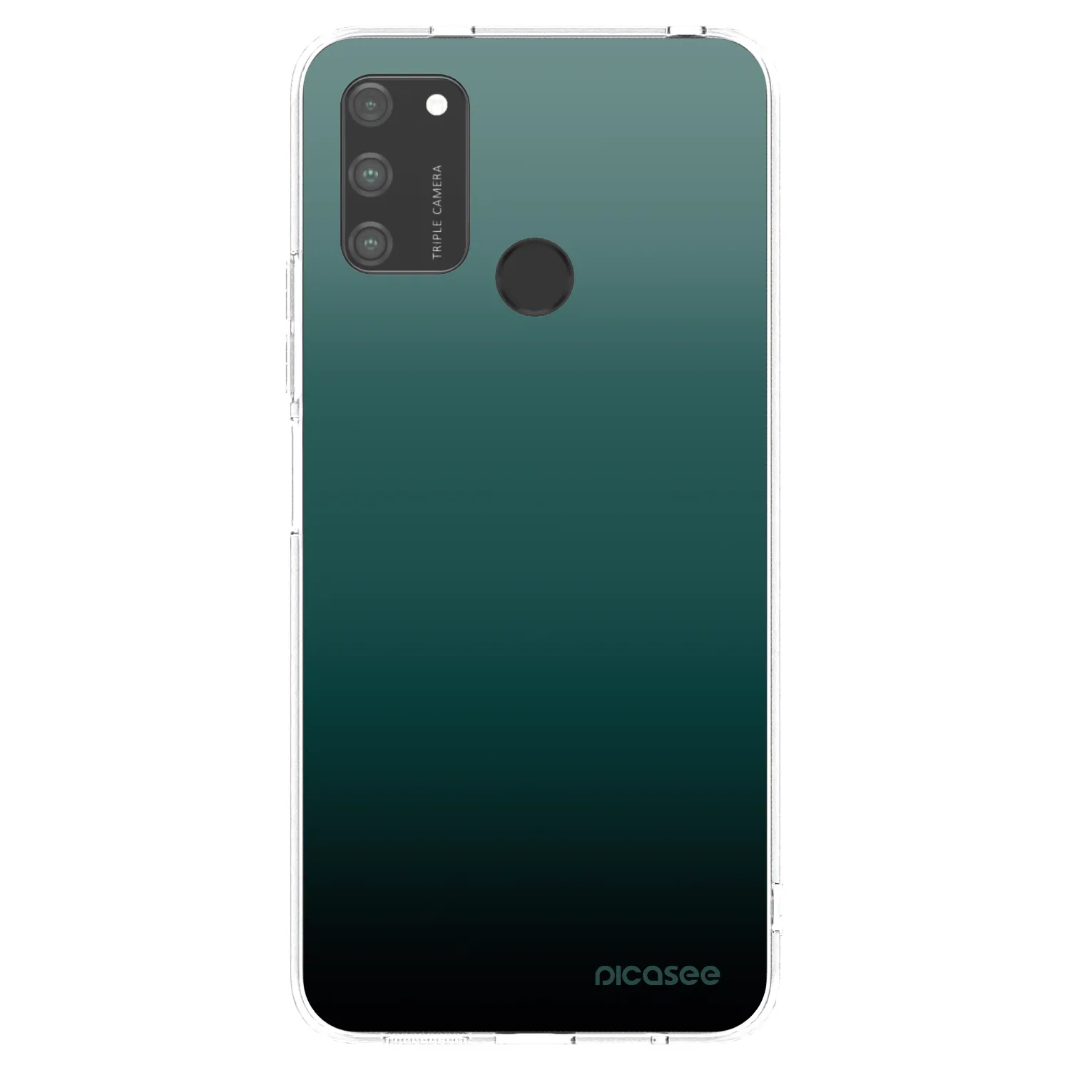 Picasee silikonowe przeźroczyste etui na Honor 9A - Verdant Fade