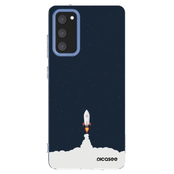 Picasee silikonowe przeźroczyste etui na Samsung Galaxy S20 FE - Astronaut 2