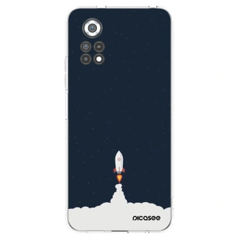 Picasee silikonowe przeźroczyste etui na Xiaomi Poco X4 Pro 5G - Astronaut 2
