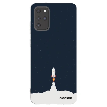 Picasee silikonowe przeźroczyste etui na Samsung Galaxy S20+ G985F - Astronaut 2