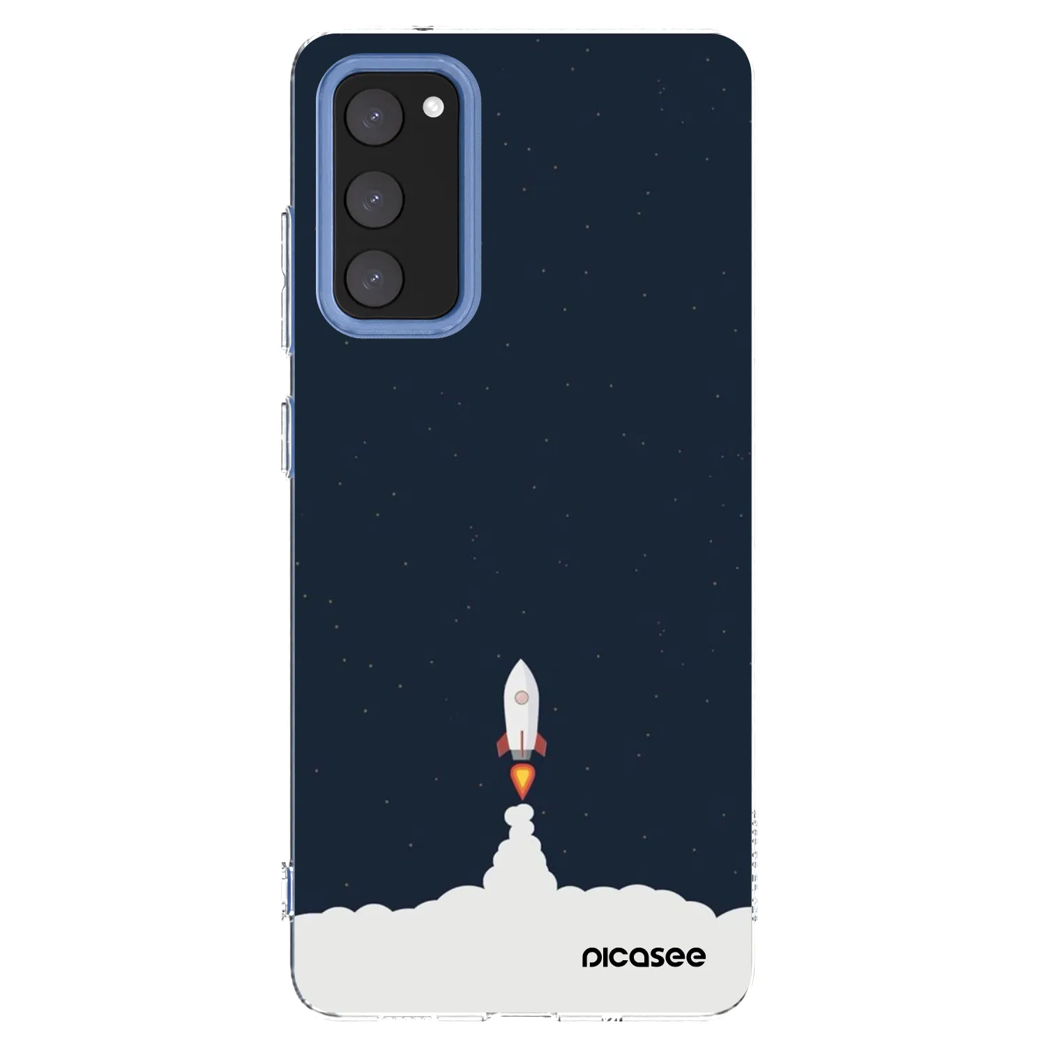 Picasee silikonowe przeźroczyste etui na Samsung Galaxy S20 FE - Astronaut 2