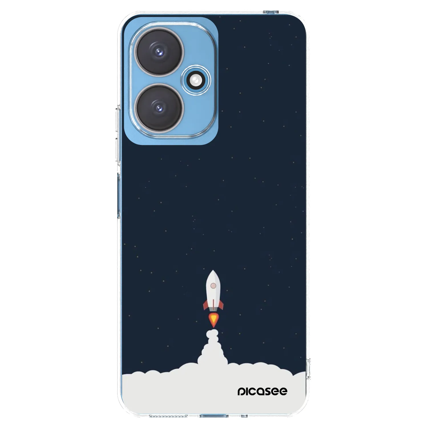 Picasee silikonowe przeźroczyste etui na Xiaomi Redmi 13C 5G - Astronaut 2