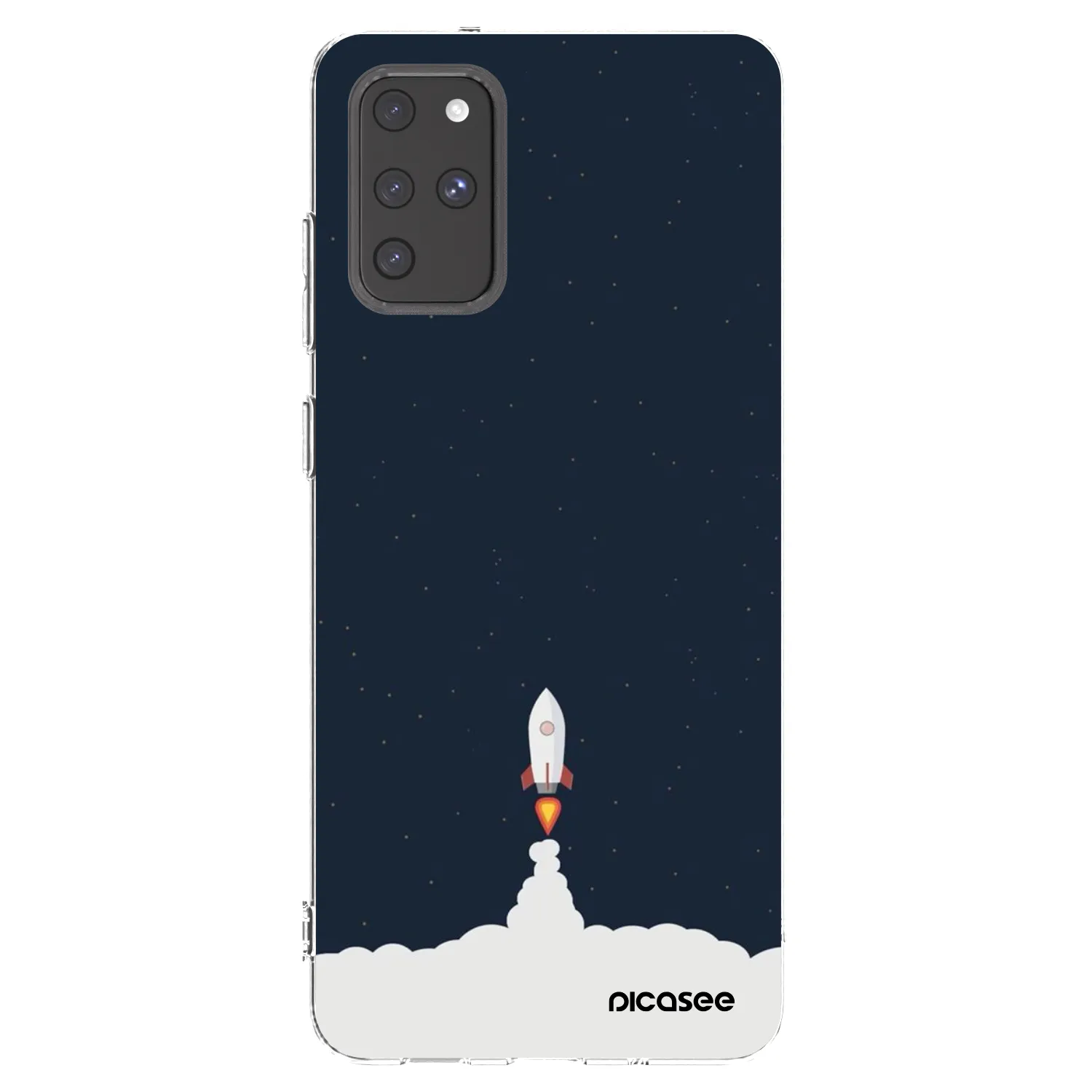 Picasee silikonowe przeźroczyste etui na Samsung Galaxy S20+ G985F - Astronaut 2