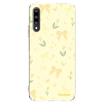 Picasee silikonowe przeźroczyste etui na Honor 9X Pro - Honey Blossom