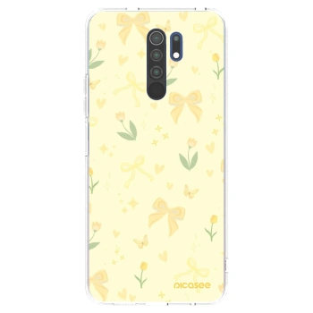 Picasee silikonowe przeźroczyste etui na Xiaomi Redmi 9 - Honey Blossom
