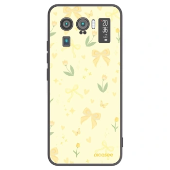 Picasee silikonowe czarne etui na Xiaomi Mi 11 Ultra - Honey Blossom
