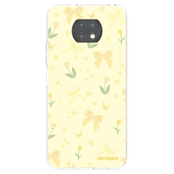 Picasee silikonowe przeźroczyste etui na Xiaomi Redmi Note 9T - Honey Blossom