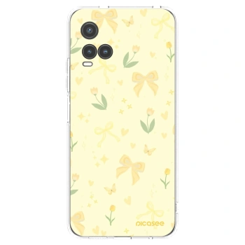 Picasee silikonowe przeźroczyste etui na Vivo Y33s - Honey Blossom