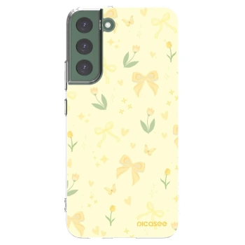 Picasee silikonowe przeźroczyste etui na Samsung Galaxy S22+ 5G - Honey Blossom