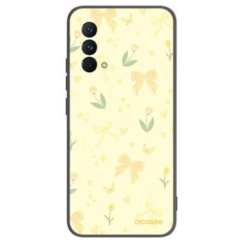 Picasee silikonowe czarne etui na Realme GT Master Edition 5G - Honey Blossom