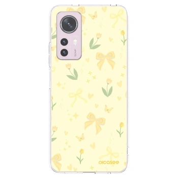 Picasee silikonowe przeźroczyste etui na Xiaomi 12 - Honey Blossom