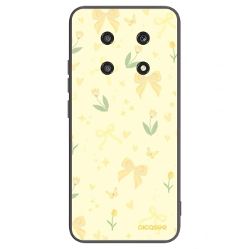 Picasee silikonowe czarne etui na Honor Magic4 Lite 5G - Honey Blossom