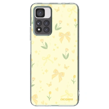 Picasee silikonowe przeźroczyste etui na Xiaomi Redmi Note 11 Pro+ 5G - Honey Blossom