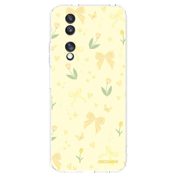 Picasee silikonowe przeźroczyste etui na Honor 70 - Honey Blossom