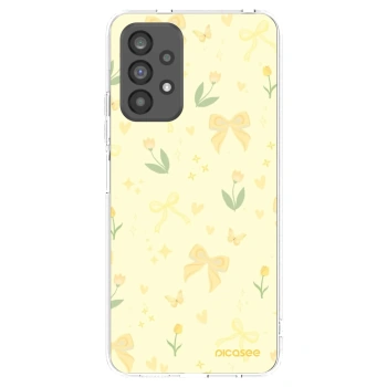 Picasee silikonowe przeźroczyste etui na Samsung Galaxy A73 5G - Honey Blossom