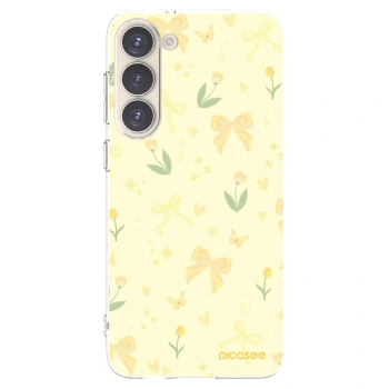 Picasee silikonowe przeźroczyste etui na Samsung Galaxy S23+ 5G - Honey Blossom