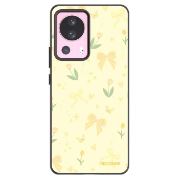 Picasee silikonowe czarne etui na Xiaomi 13 Lite - Honey Blossom