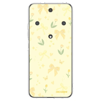 Picasee silikonowe przeźroczyste etui na Honor Magic5 Lite 5G - Honey Blossom