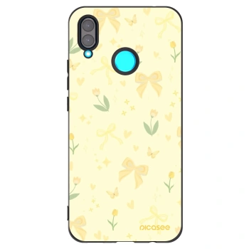 Picasee silikonowe czarne etui na Huawei Nova 3 - Honey Blossom