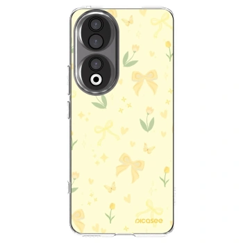 Picasee silikonowe przeźroczyste etui na Honor 90 5G - Honey Blossom