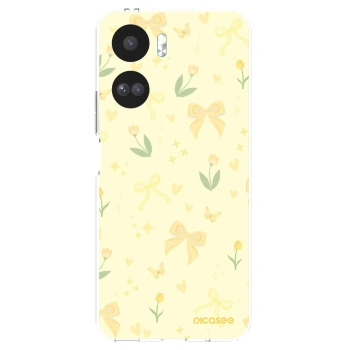 Picasee silikonowe przeźroczyste etui na Honor 90 Lite 5G - Honey Blossom