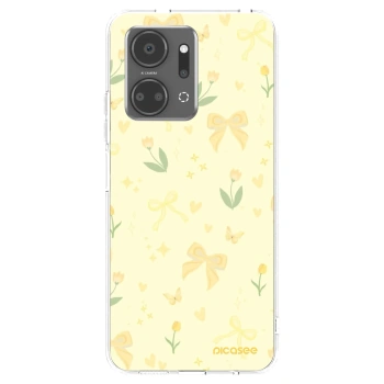 Picasee silikonowe przeźroczyste etui na Honor X7a - Honey Blossom