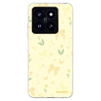 Picasee silikonowe przeźroczyste etui na Xiaomi 14 Pro - Honey Blossom