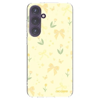 Picasee silikonowe przeźroczyste etui na Samsung Galaxy S24+ S926B 5G - Honey Blossom