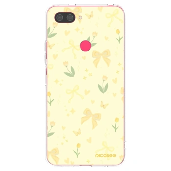 Picasee silikonowe przeźroczyste etui na Xiaomi Mi 8 Lite - Honey Blossom