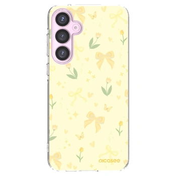 Picasee silikonowe przeźroczyste etui na Samsung Galaxy A55 5G A556B - Honey Blossom