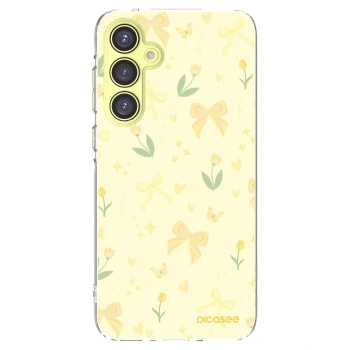 Picasee silikonowe przeźroczyste etui na Samsung Galaxy A35 5G A356B - Honey Blossom