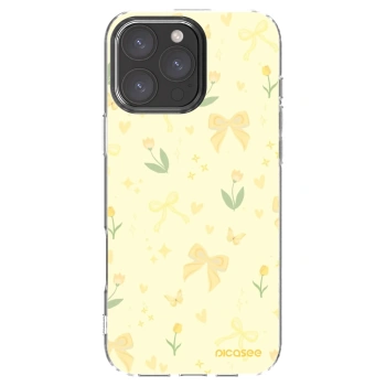 Picasee silikonowe przeźroczyste etui na Apple iPhone 16 Pro Max - Honey Blossom