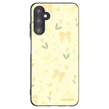 Picasee silikonowe czarne etui na Samsung Galaxy A05s A057G - Honey Blossom