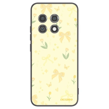 Picasee silikonowe czarne etui na OnePlus 11 5G - Honey Blossom