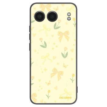Picasee silikonowe czarne etui na OnePlus Nord 4 - Honey Blossom