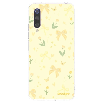 Picasee silikonowe przeźroczyste etui na Xiaomi Mi 9 - Honey Blossom