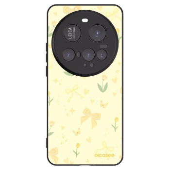 Picasee silikonowe czarne etui na Xiaomi 15 Ultra - Honey Blossom