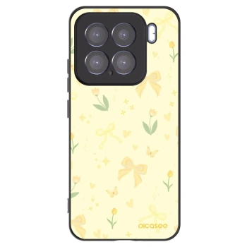 Picasee silikonowe czarne etui na Xiaomi 15 - Honey Blossom
