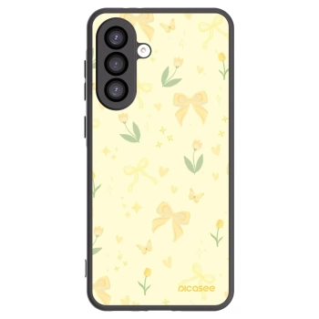 Picasee silikonowe czarne etui na Samsung Galaxy A26 5G A266B - Honey Blossom
