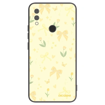 Picasee silikonowe czarne etui na Xiaomi Redmi Note 7 - Honey Blossom