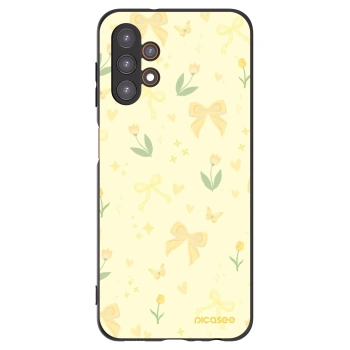 Picasee silikonowe czarne etui na Samsung Galaxy A13 5G - Honey Blossom