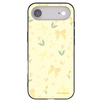 Picasee silikonowe czarne etui na Apple iPhone Air - Honey Blossom