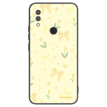 Picasee silikonowe czarne etui na Xiaomi Redmi 7 - Honey Blossom