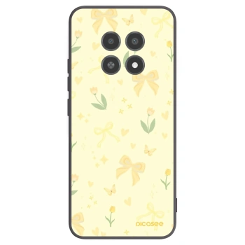 Picasee silikonowe czarne etui na Realme 12X - Honey Blossom