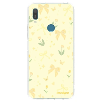 Picasee silikonowe przeźroczyste etui na Huawei Y6 2019 - Honey Blossom