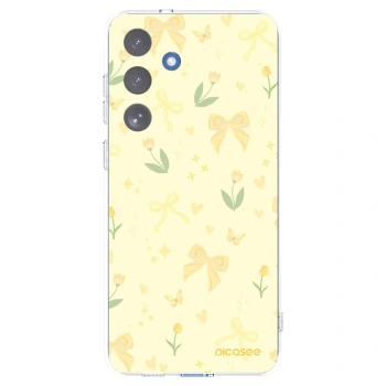Picasee silikonowe przeźroczyste etui na Samsung Galaxy S25 FE 5G - Honey Blossom