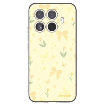 Picasee silikonowe czarne etui na Xiaomi 15T Pro - Honey Blossom